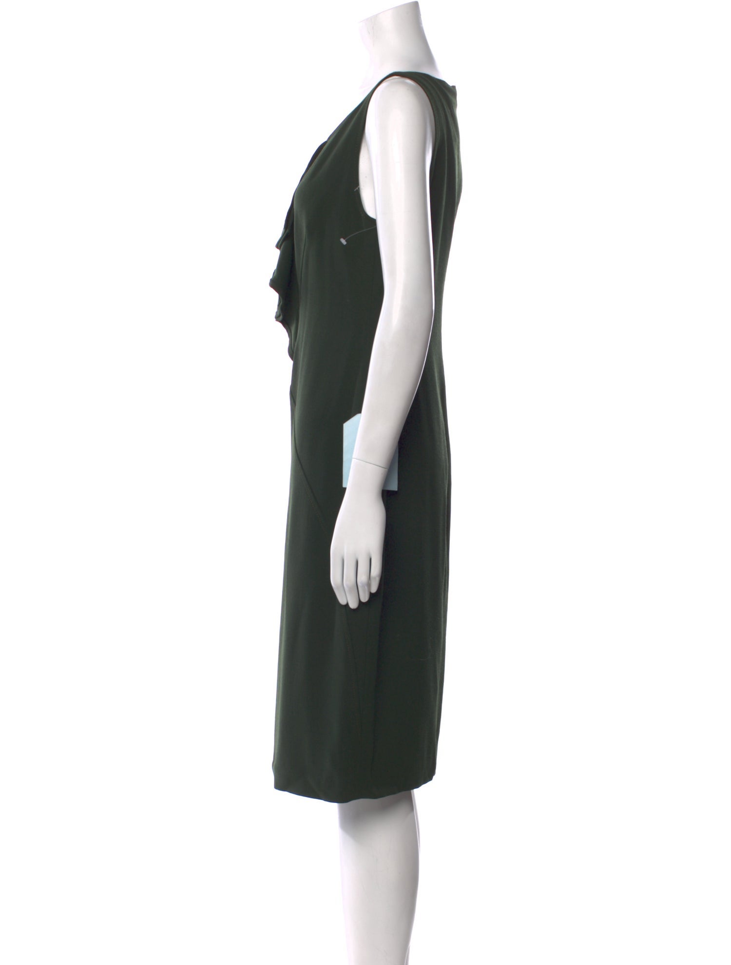 Valentino Scoop Neck Knee-Length Dress w/ Tags