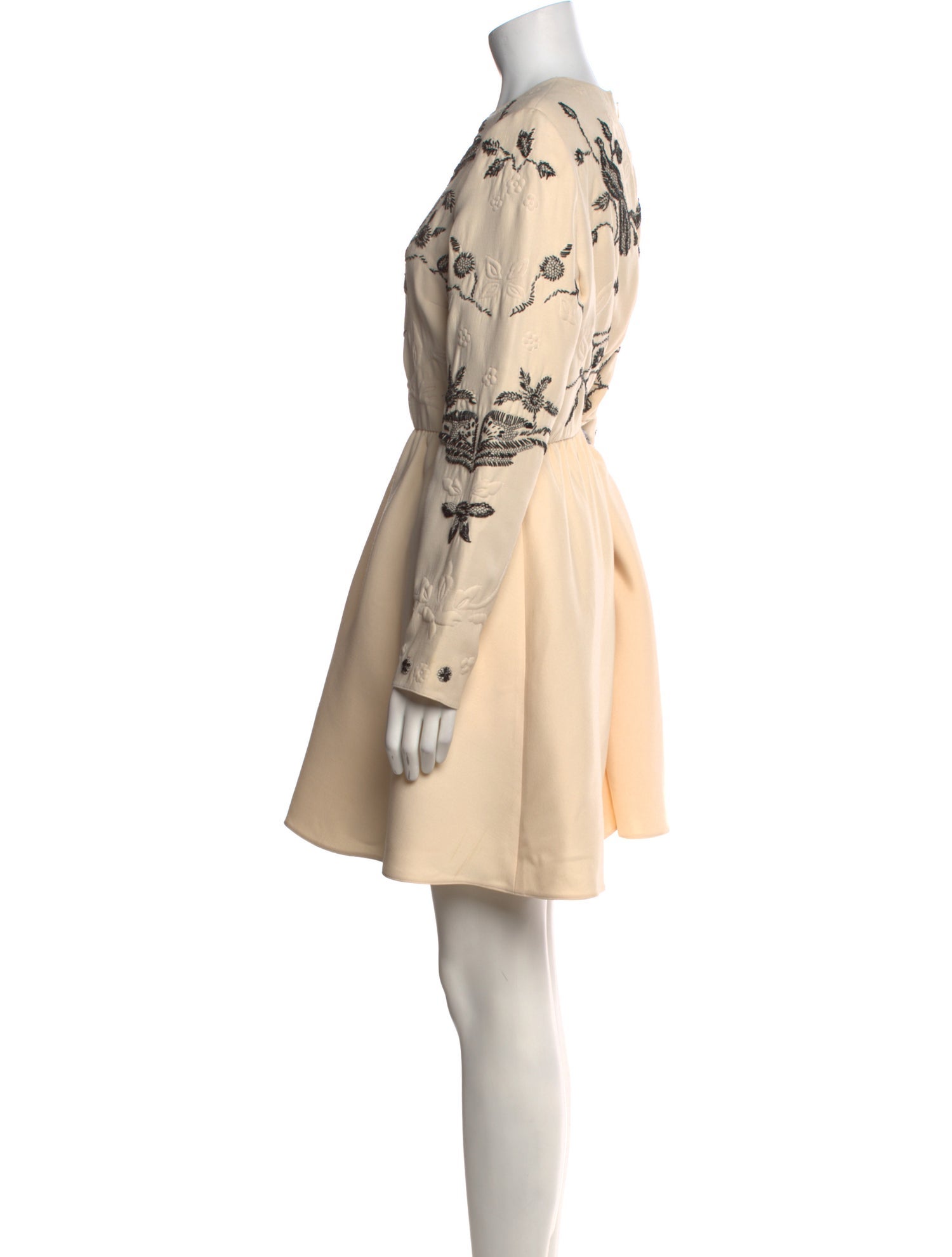 Valentino Virgin Wool Mini Dress