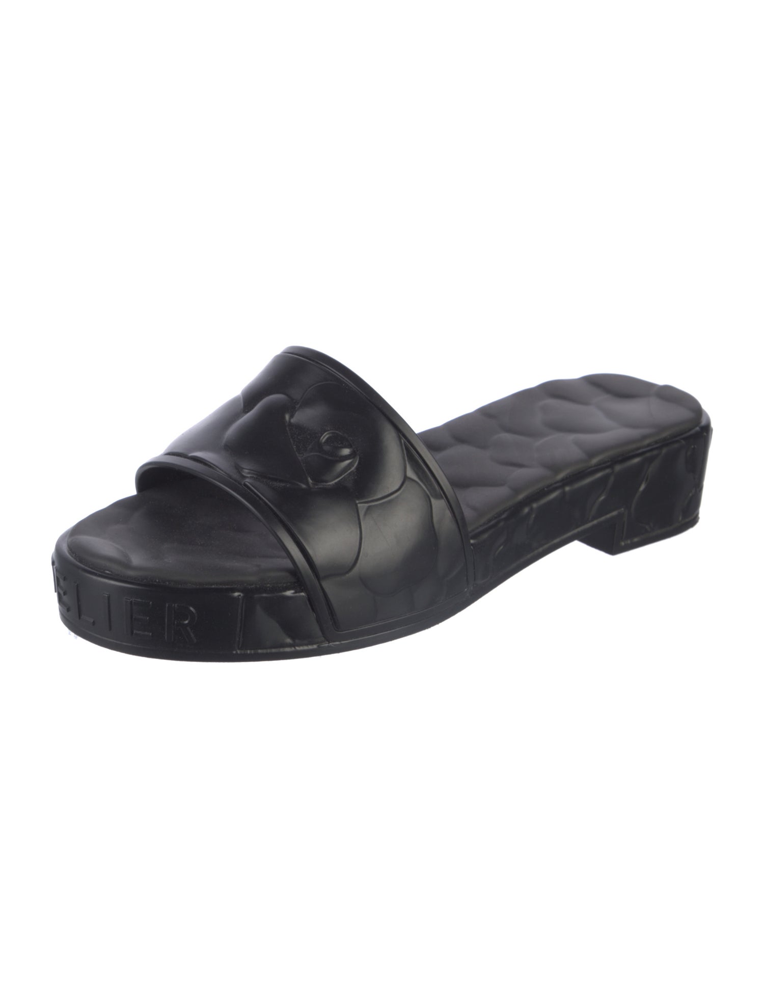 Valentino Rubber Striped Flats