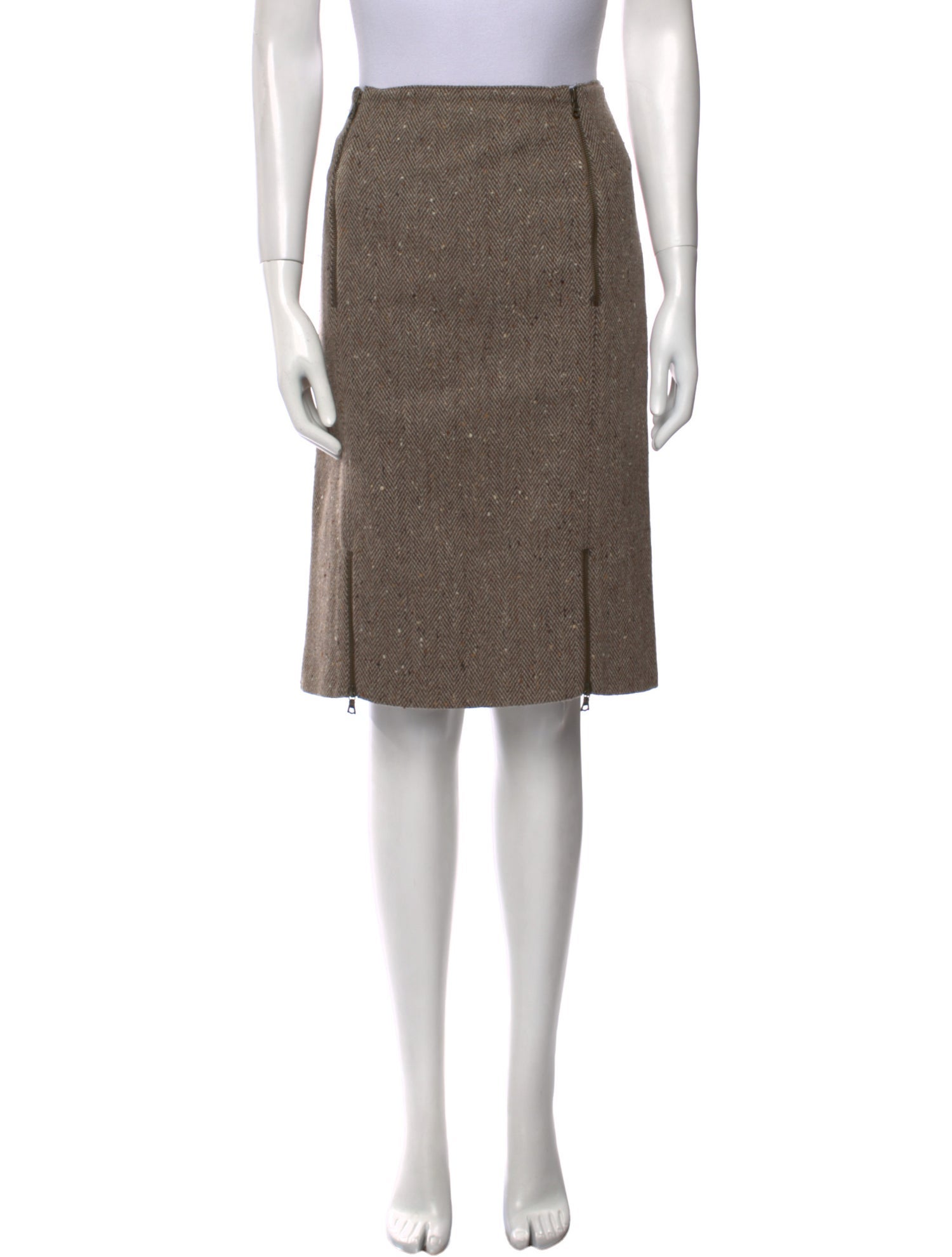 Valentino Wool Knee-Length Skirt