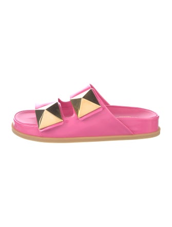 Valentino Roman Stud Rockstud Accents Slides