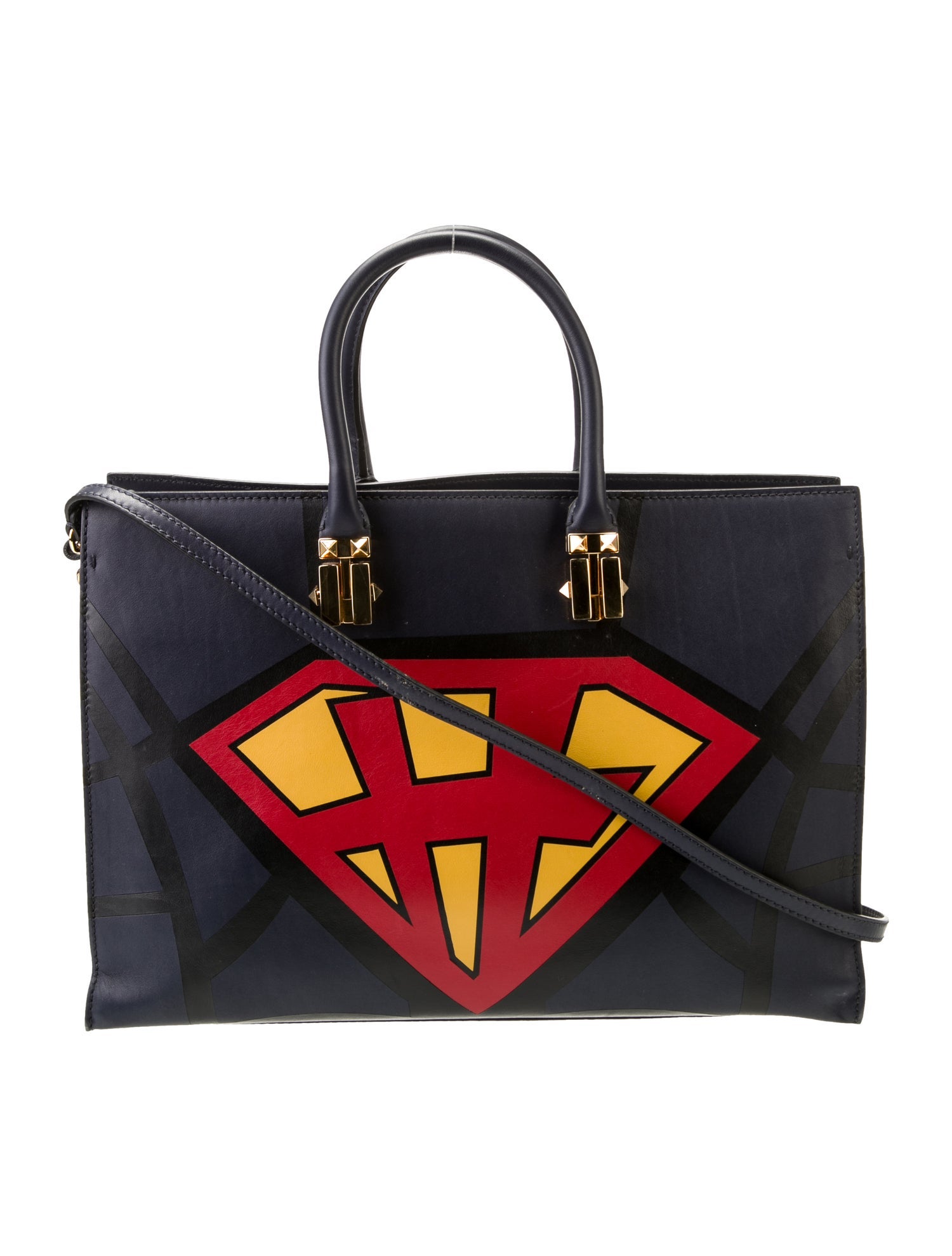 Valentino Leather Superhero Superman