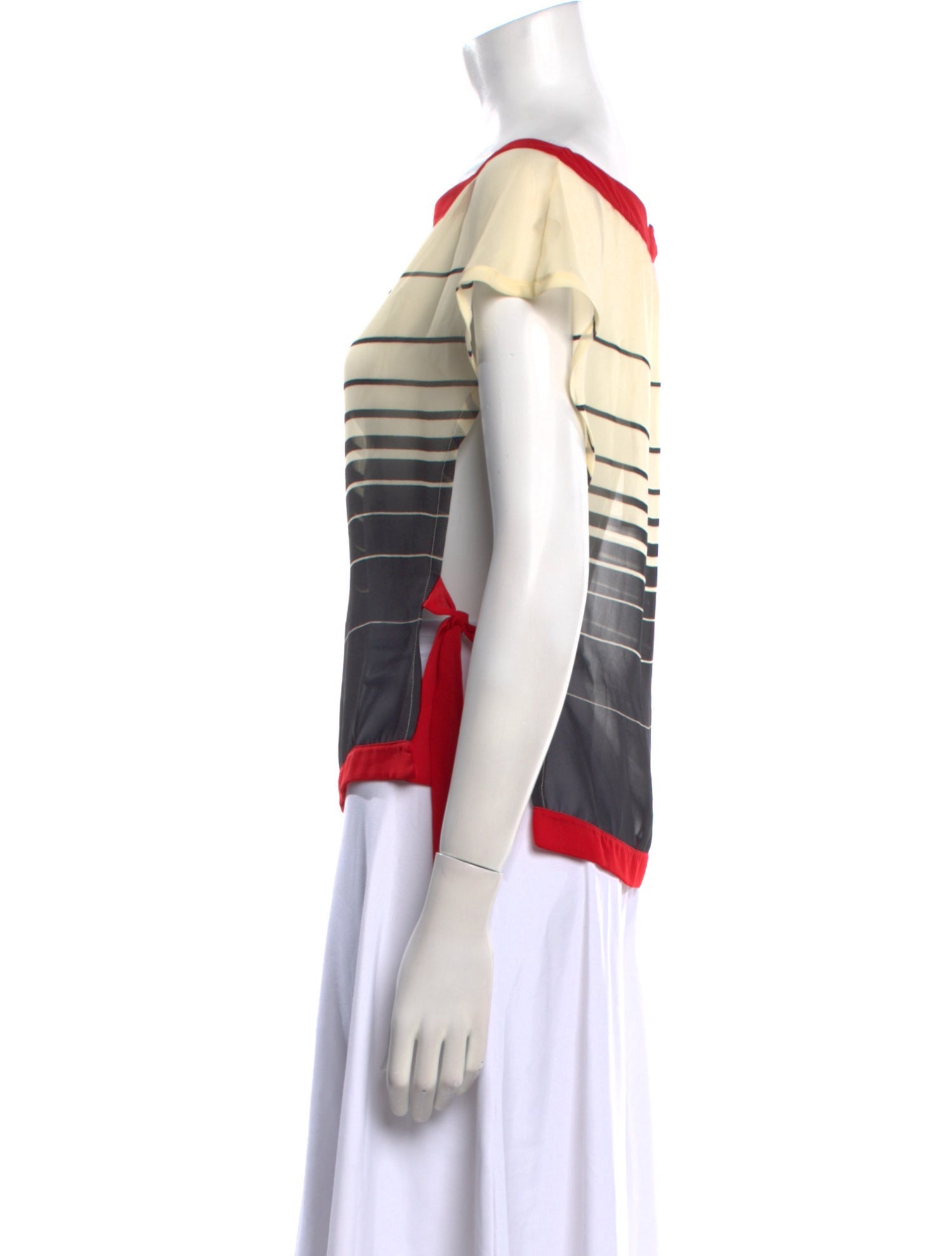 Valentino Sand Striped Top