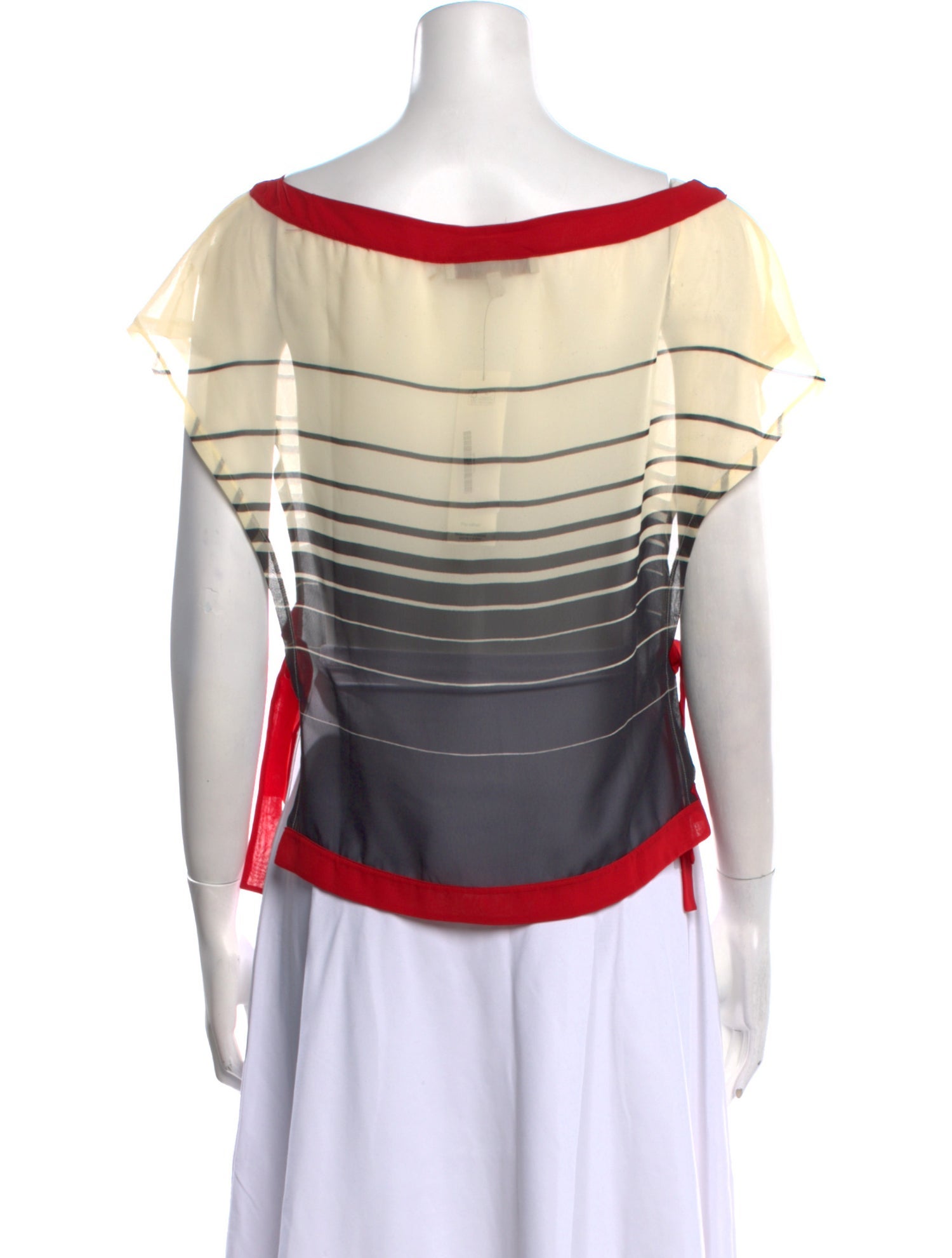 Valentino Sand Striped Top