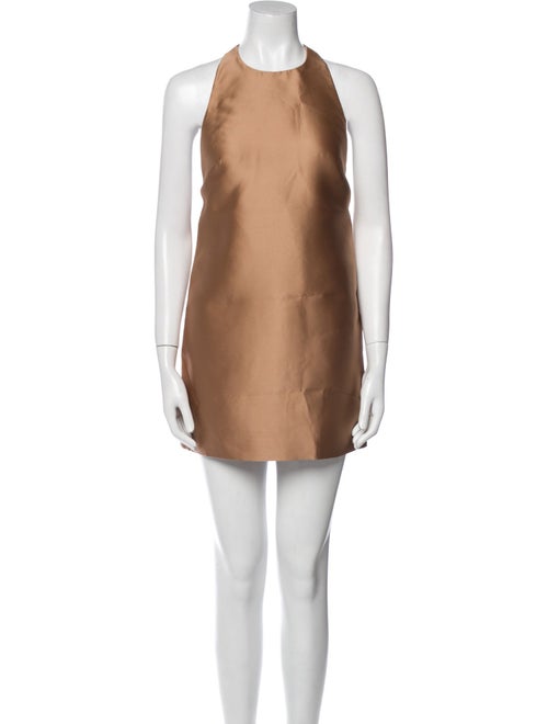 Valentino Crew Neck Mini Dress