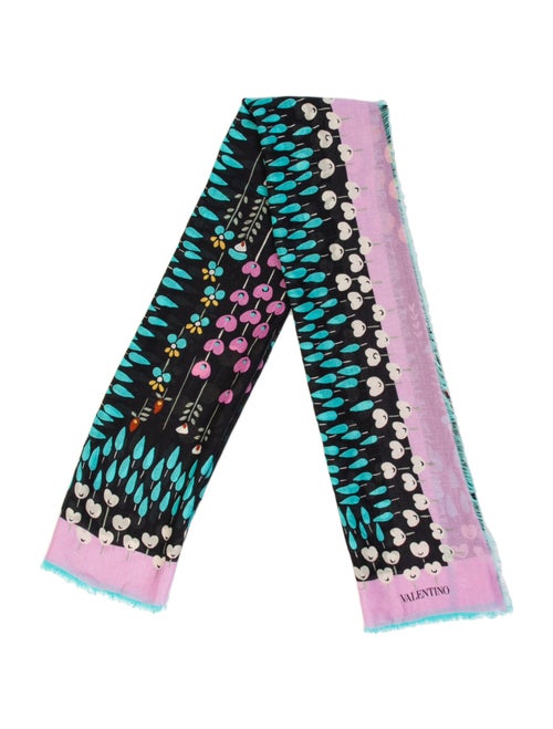 Valentino Cashmere Printed Shawl