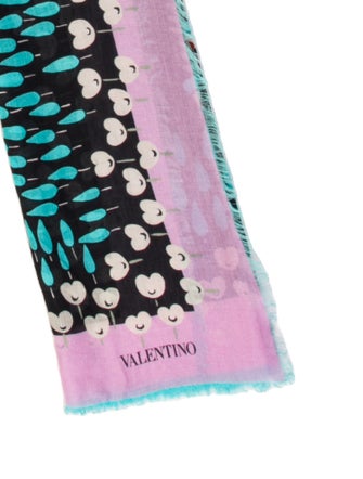 Valentino Cashmere Printed Shawl