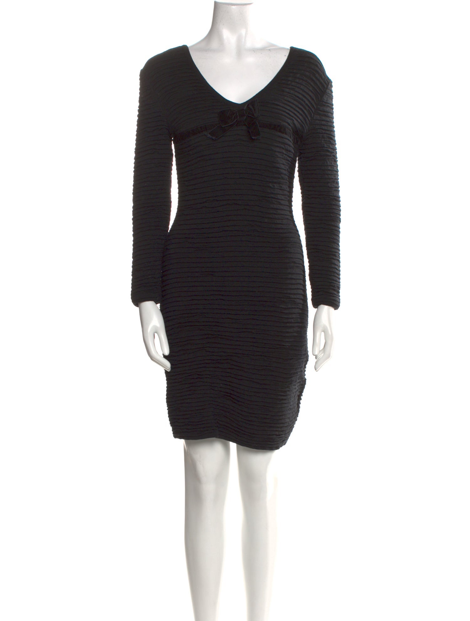 Valentino V-Neck Mini Dress