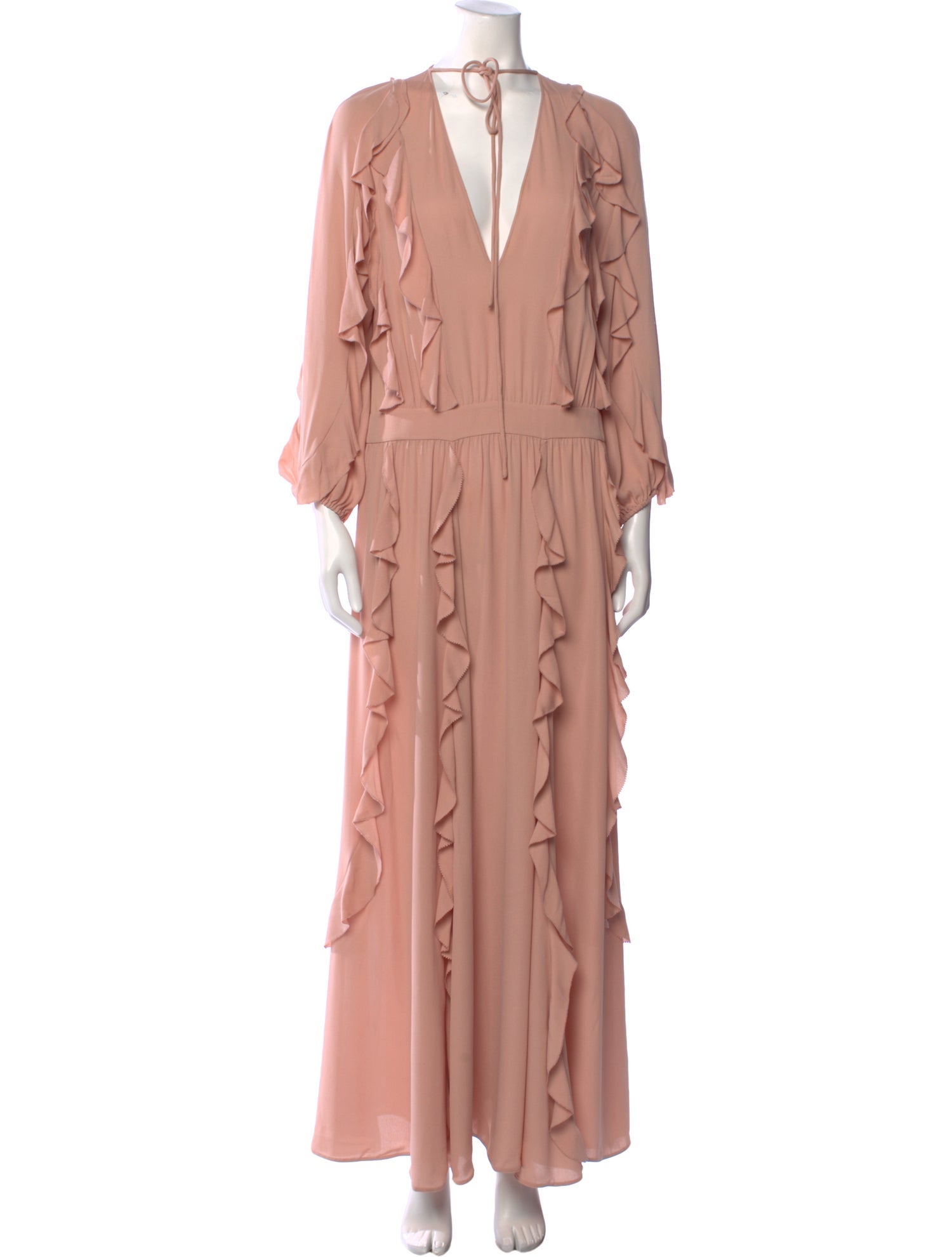 Valentino Silk Long Dress