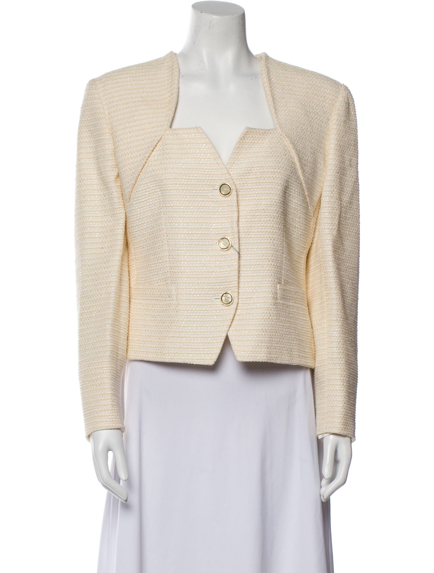 Valentino Wool Tweed Pattern Jacket w/ Tags