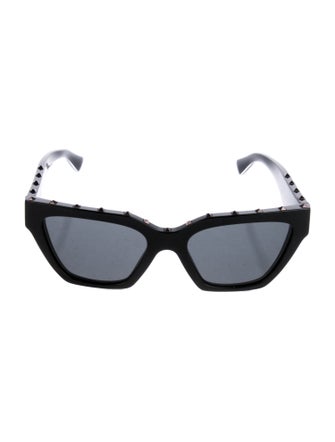 Valentino Rockstud Accents Cat-Eye Sunglasses