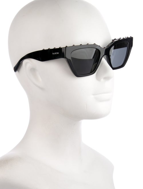Valentino Rockstud Accents Cat-Eye Sunglasses