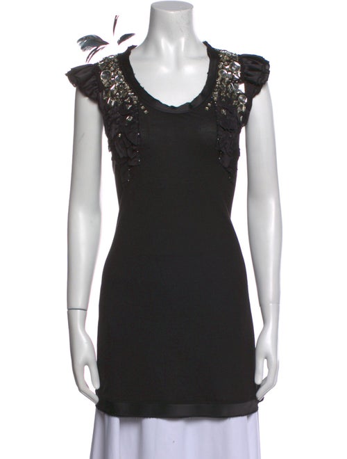 Valentino Scoop Neck Short Sleeve Tunic