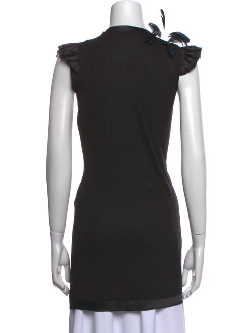 Valentino Scoop Neck Short Sleeve Tunic