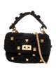 Valentino Rockstud Roman Stud Knit Bag