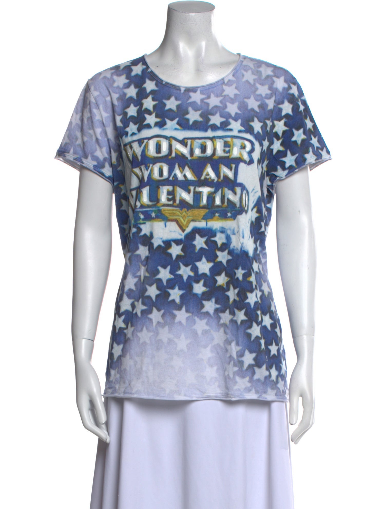 Valentino Graphic Print Crew Neck T-Shirt