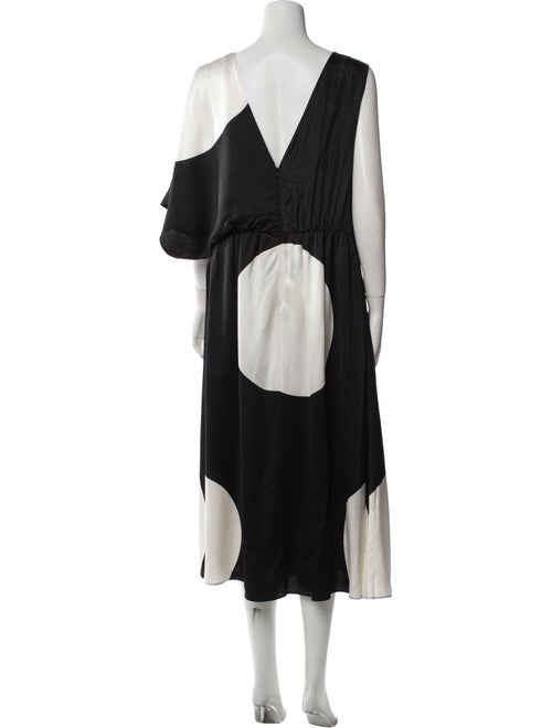 Valentino V-Neck Long Dress