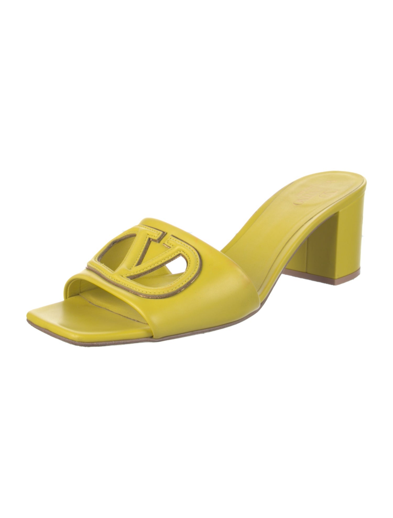 Valentino Leather Slides