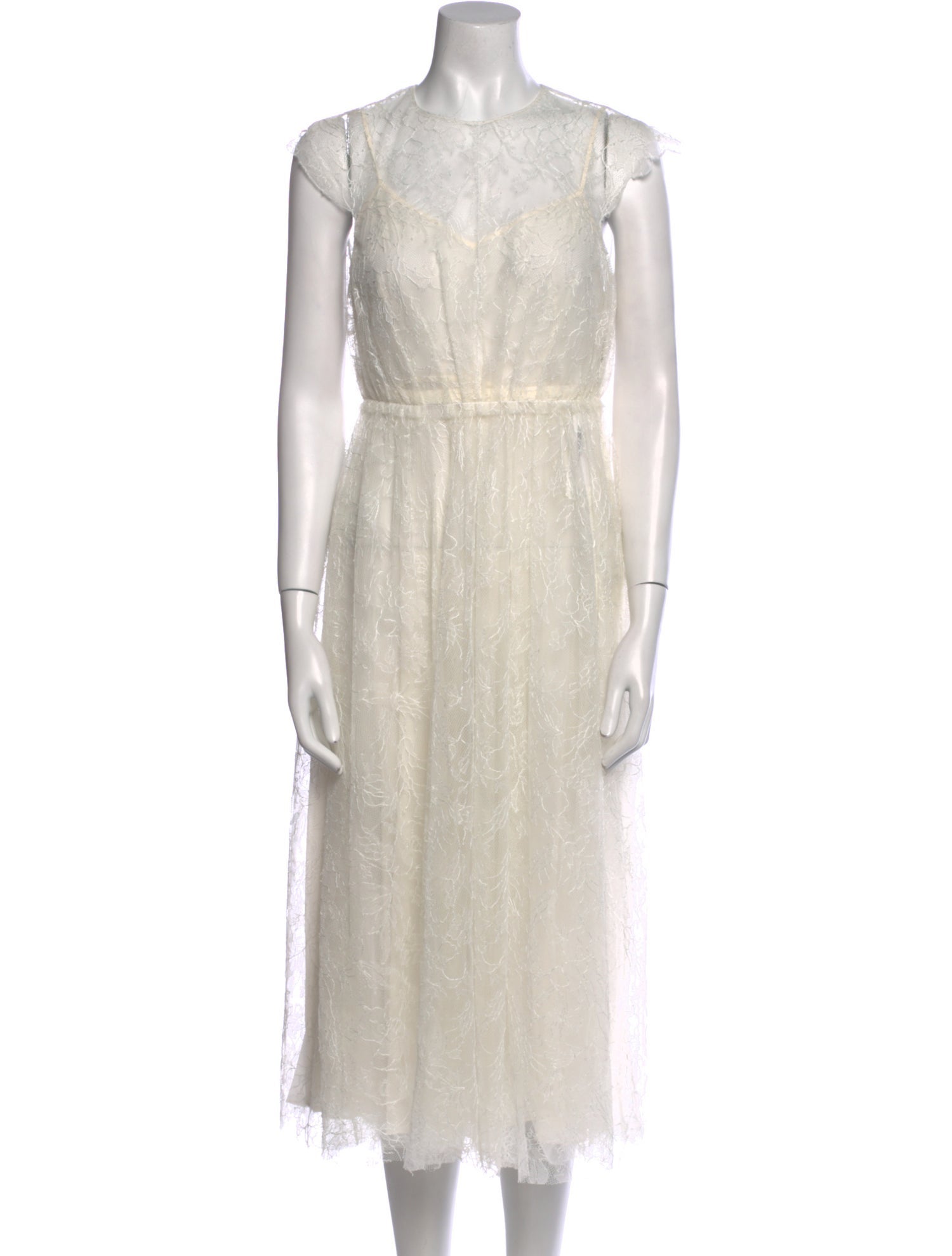 Valentino Silk Midi Length Dress