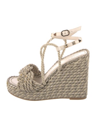 Valentino Rockstud Accents Studded Accents Espadrilles