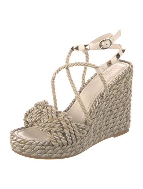 Valentino Rockstud Accents Studded Accents Espadrilles