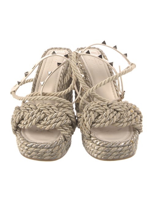 Valentino Rockstud Accents Studded Accents Espadrilles