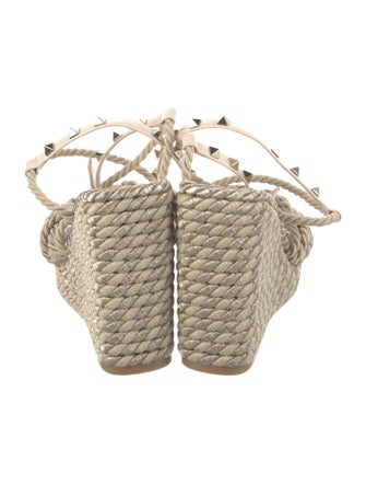 Valentino Rockstud Accents Studded Accents Espadrilles