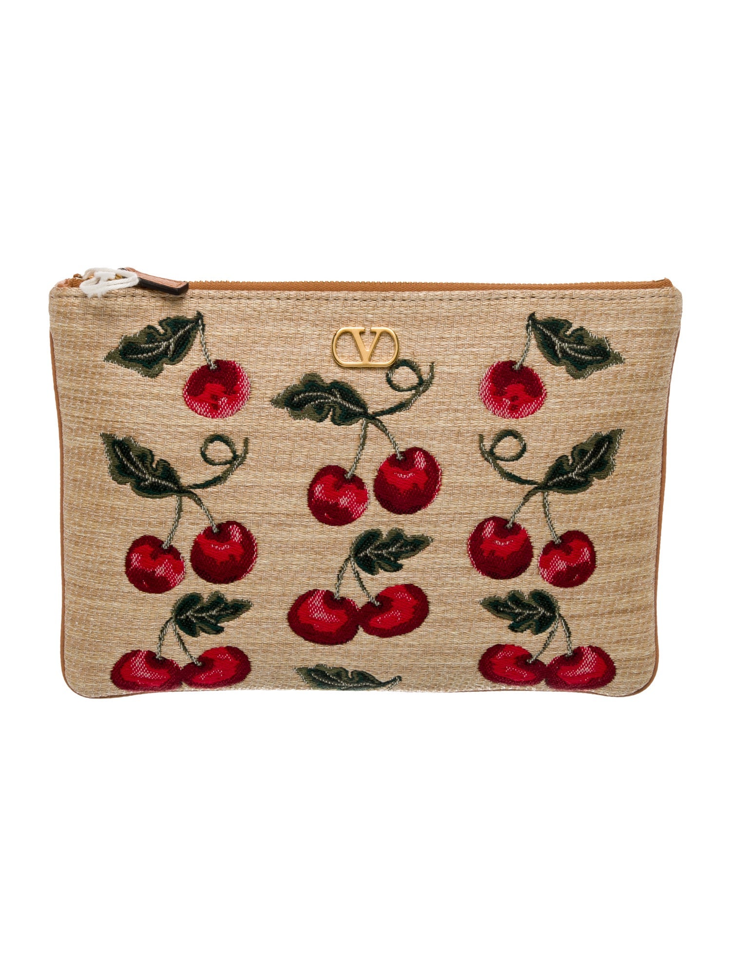 Valentino Vlogo Cherryfic Pouch w/ Tags
