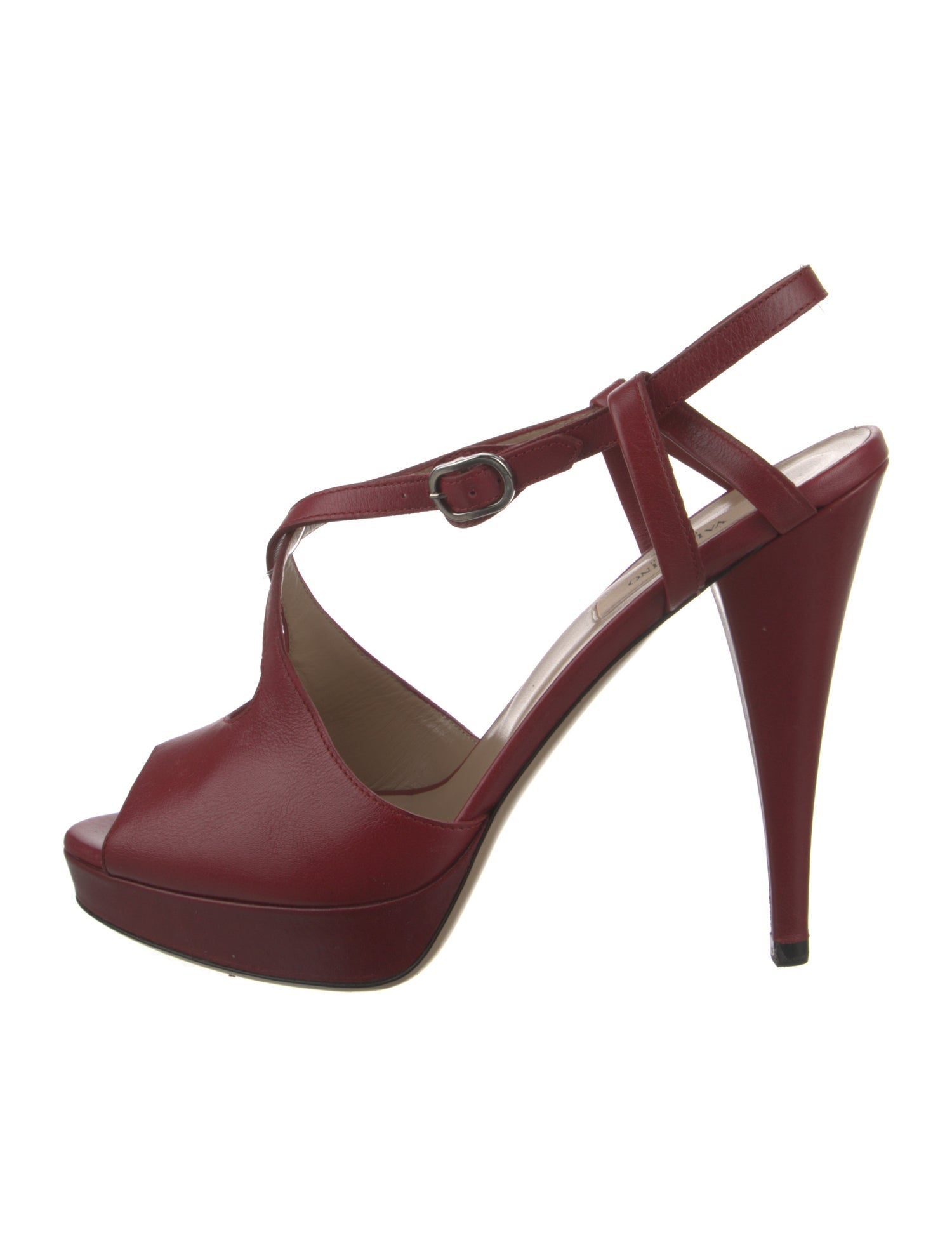 Valentino Leather Gladiator Sandals