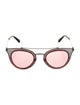 Valentino Rockstud Accents Round Sunglasses