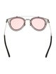 Valentino Rockstud Accents Round Sunglasses