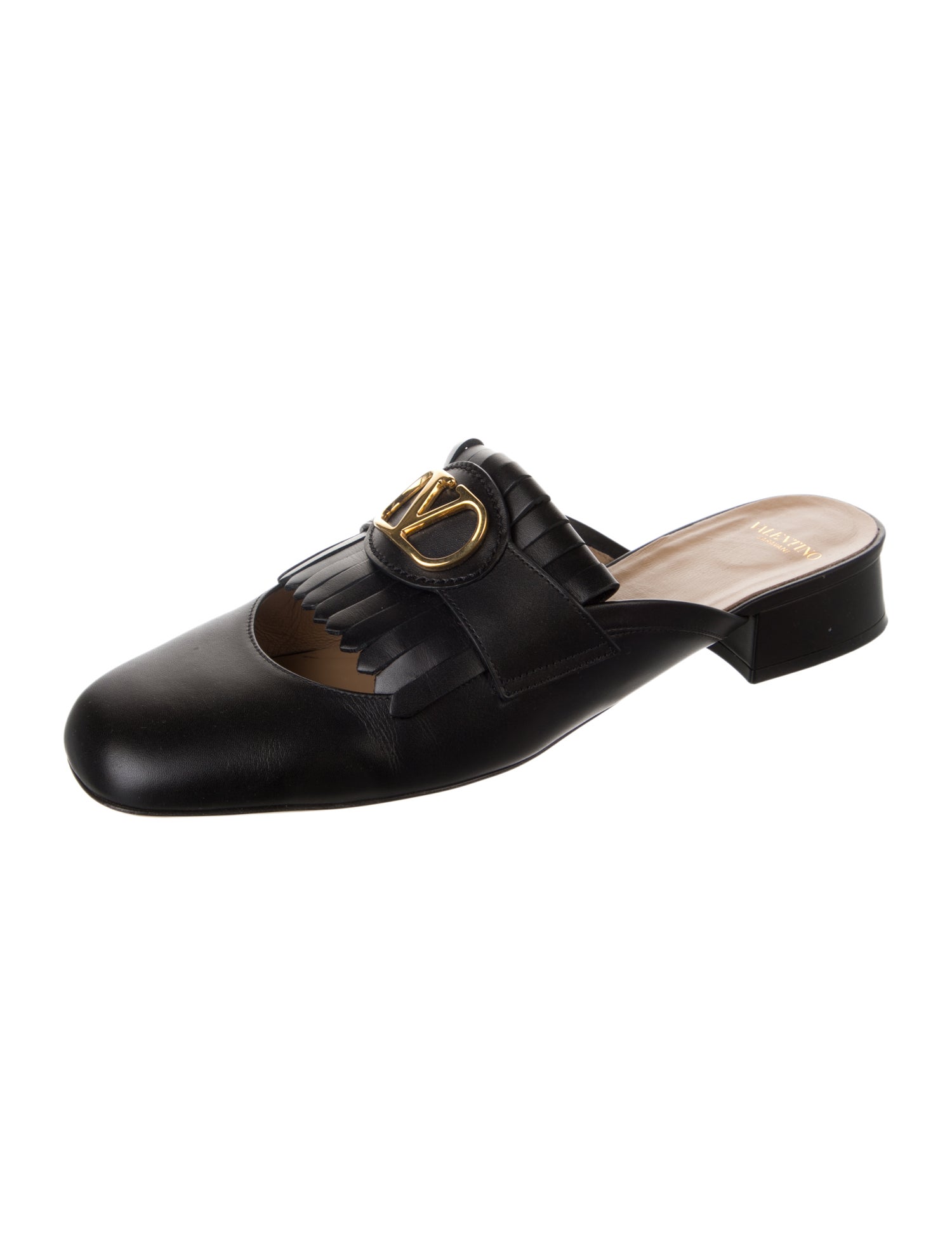 Valentino Leather Mules