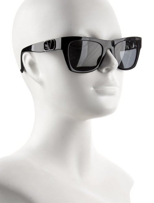Valentino Wayfarer Tinted Sunglasses