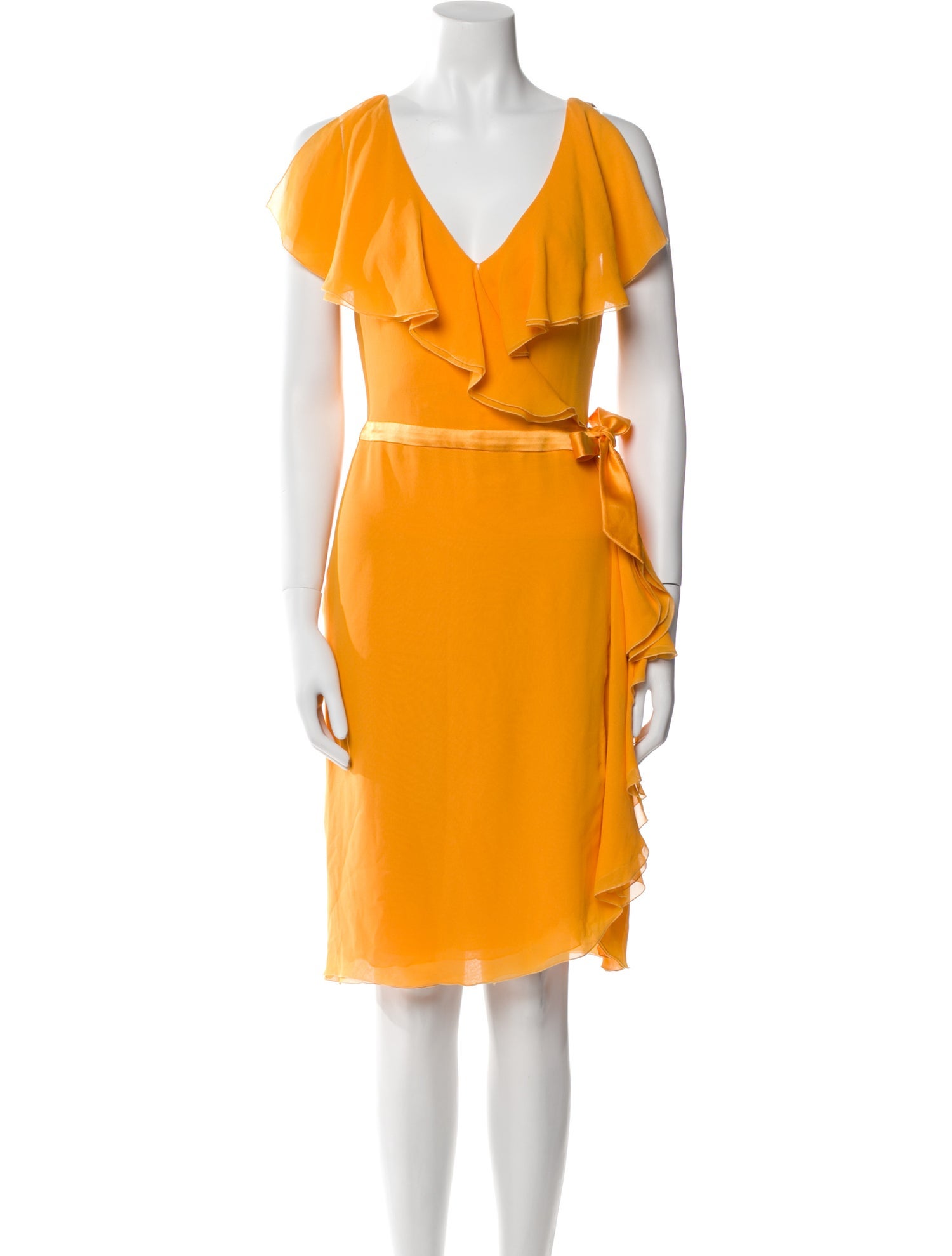 Valentino V-Neck Midi Length Dress