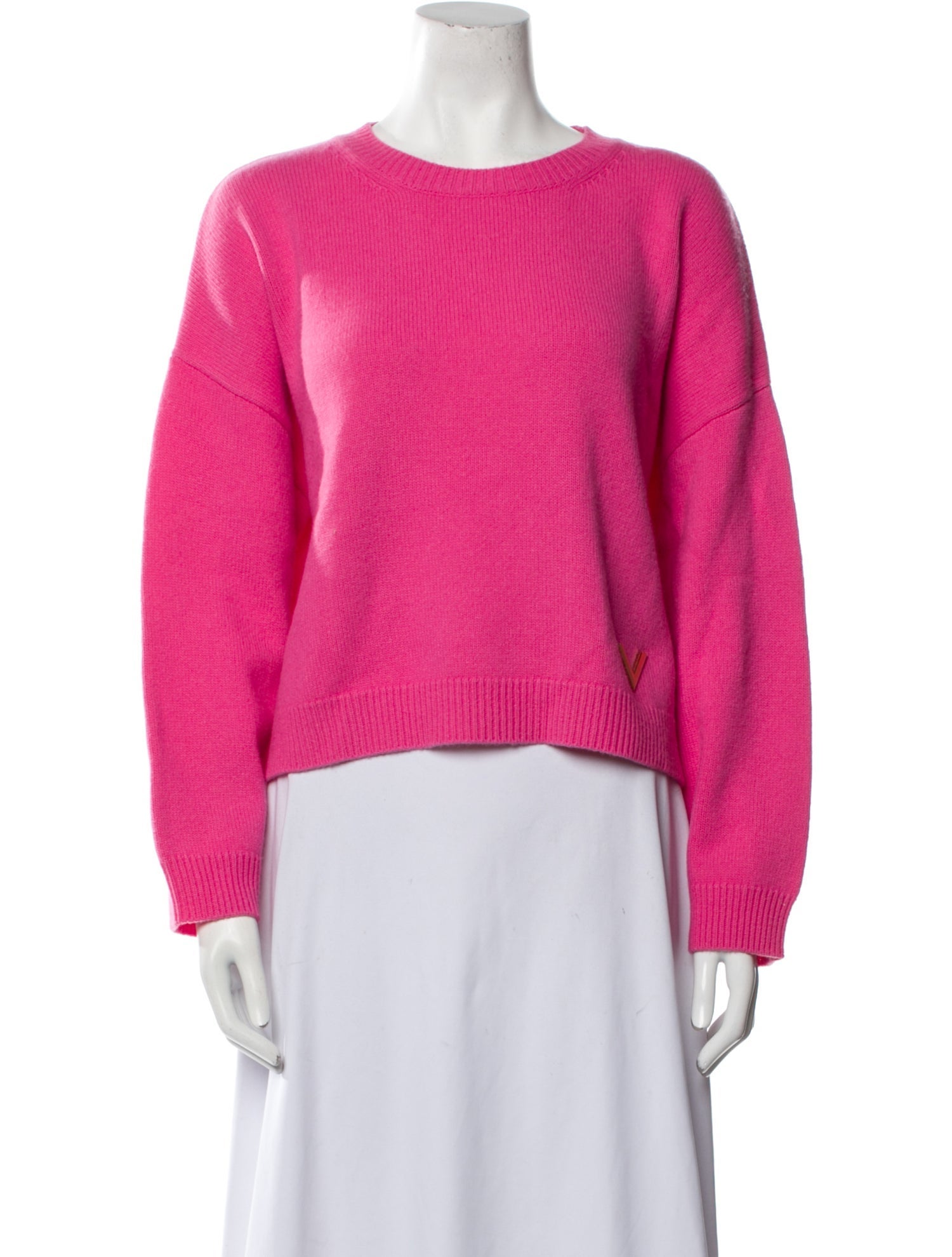 Valentino Virgin Wool Crew Neck Sweater