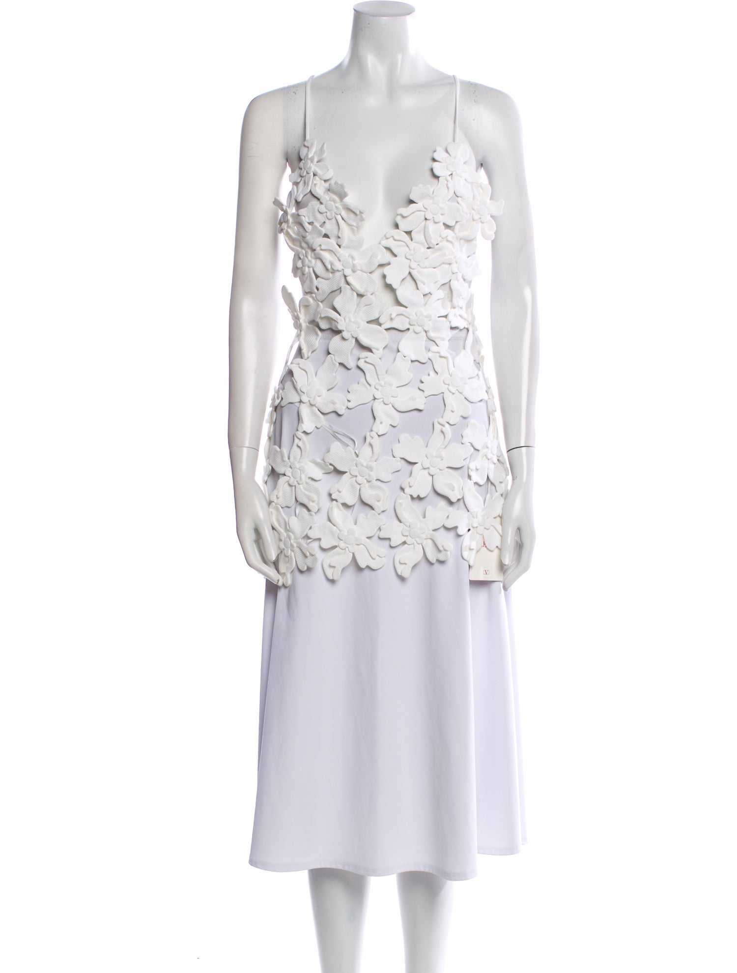 Valentino Lace Pattern V-Neck Tunic w/ Tags