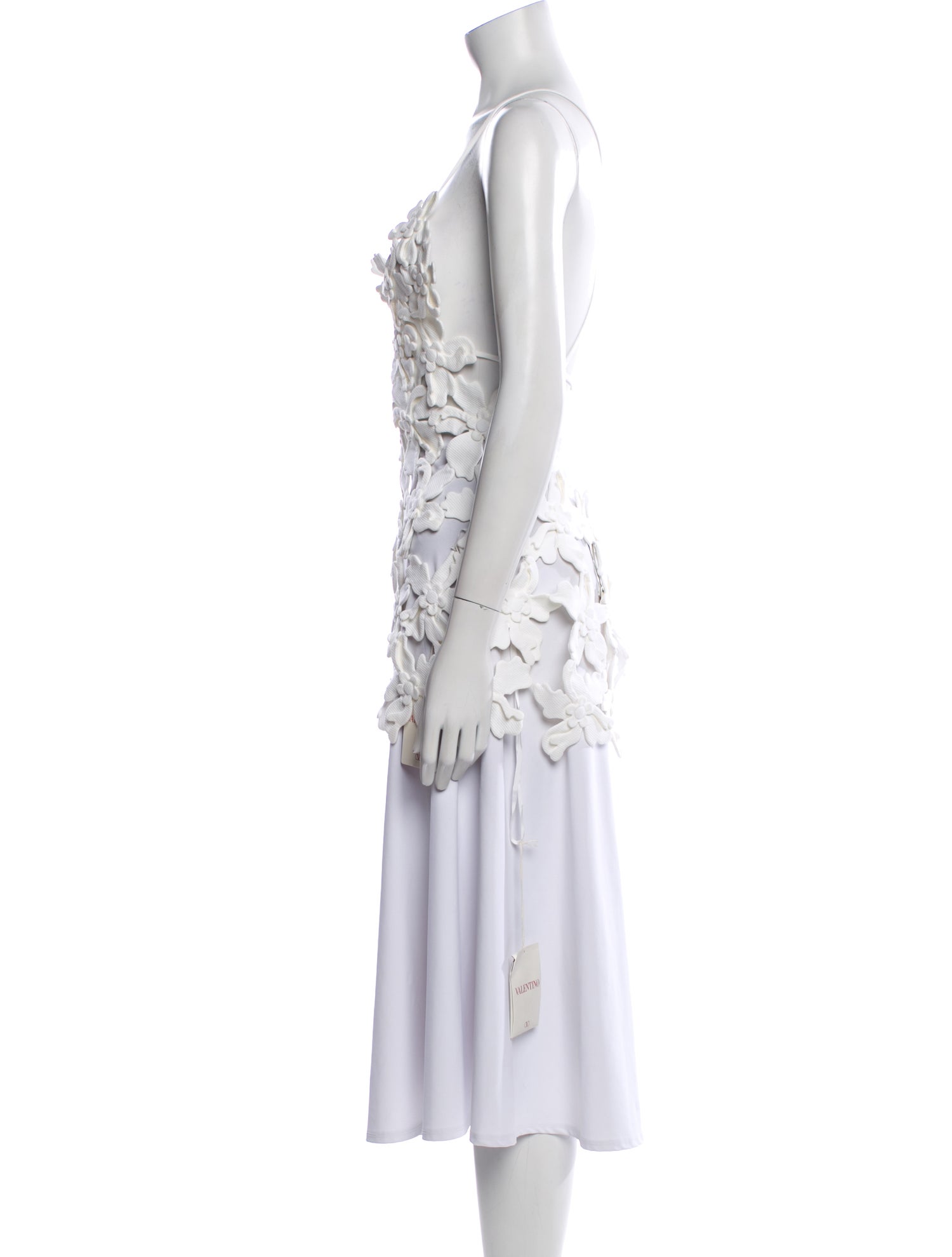 Valentino Lace Pattern V-Neck Tunic w/ Tags