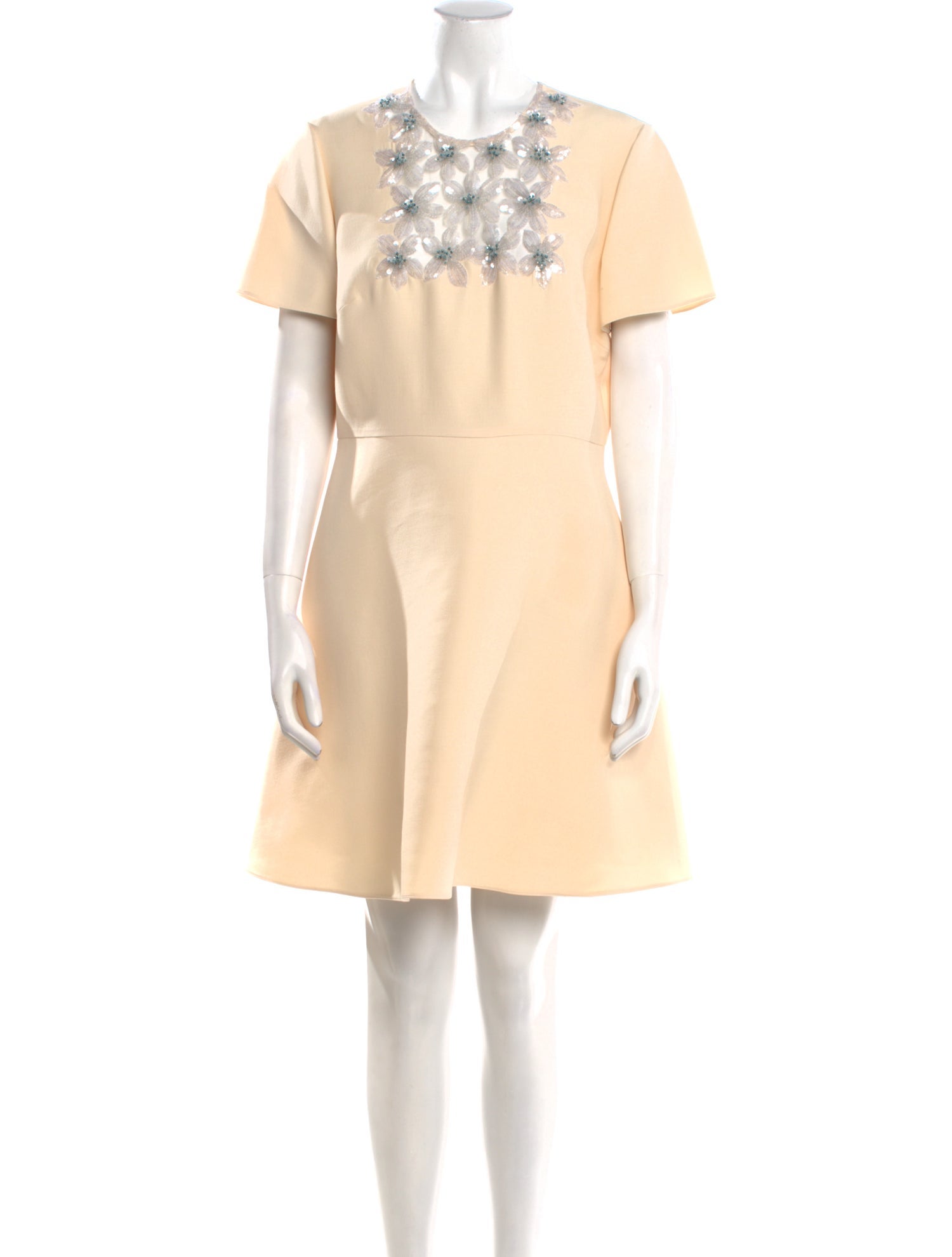 Valentino Virgin Wool Mini Dress w/ Tags