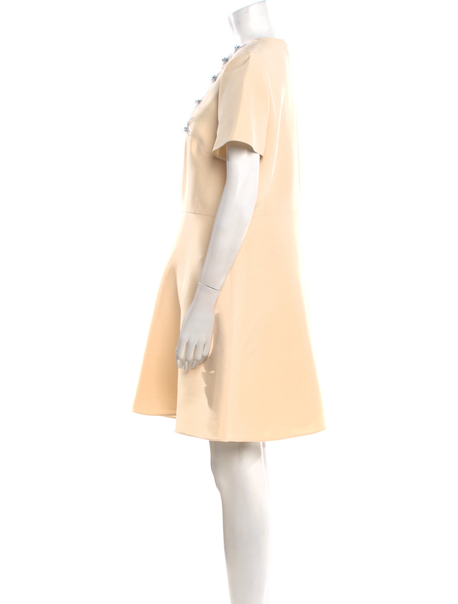 Valentino Virgin Wool Mini Dress w/ Tags