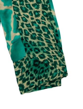 Valentino Silk Animal Print Scarf