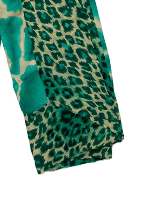 Valentino Silk Animal Print Scarf
