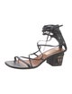 Valentino Leather Gladiator Sandals