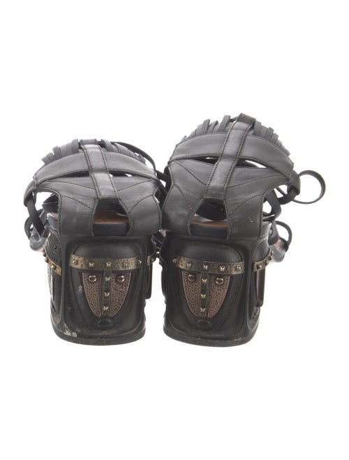 Valentino Leather Gladiator Sandals