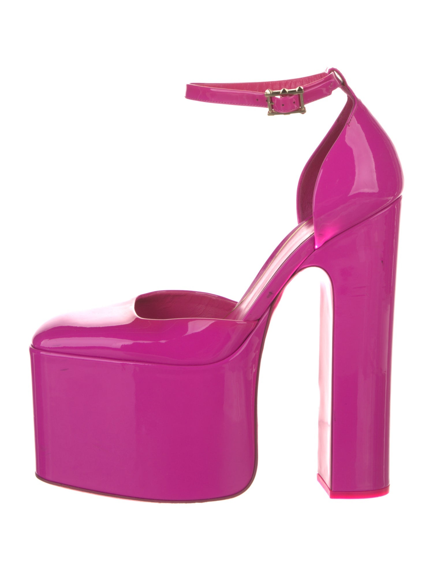 Valentino Patent Leather D'Orsay Pumps