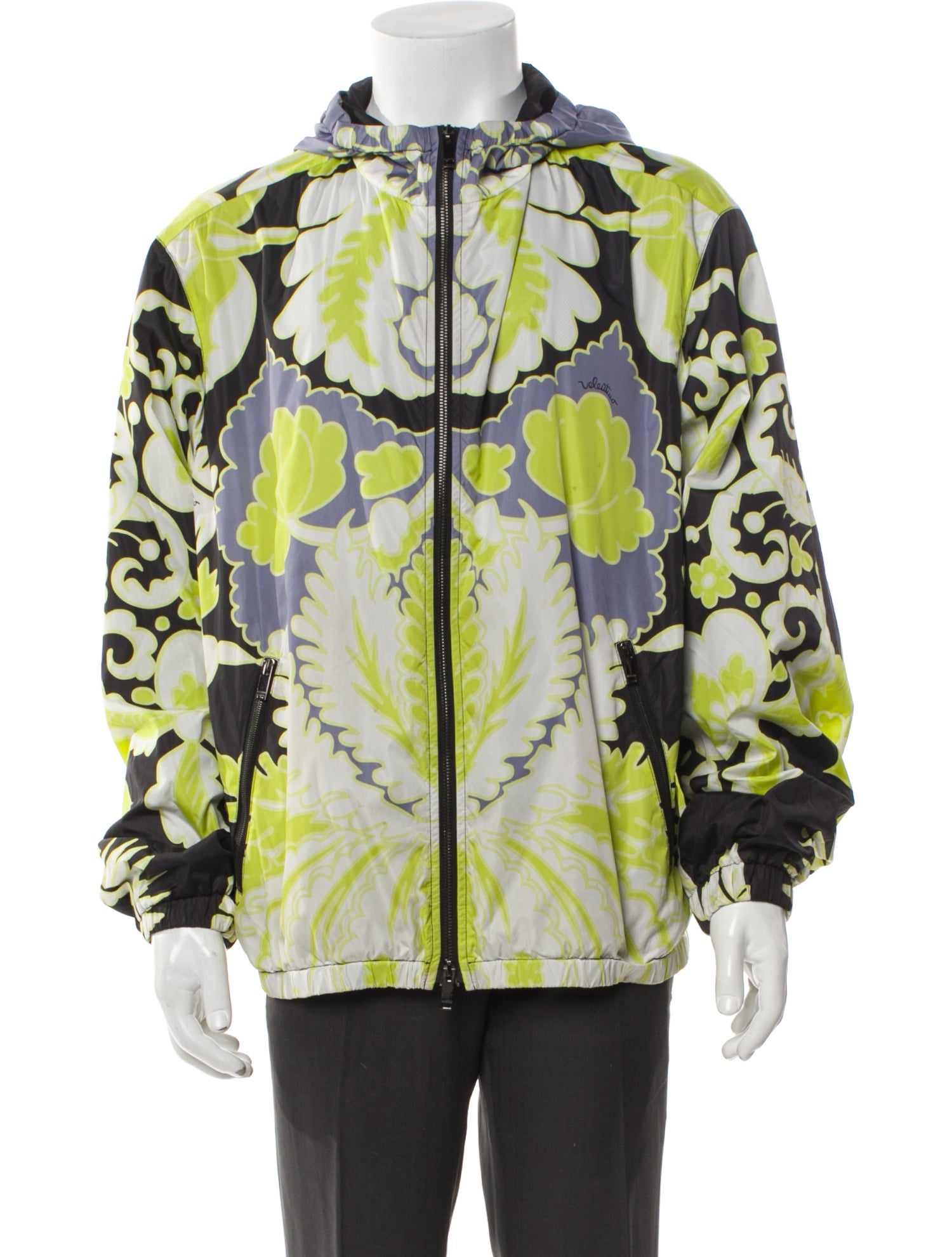 Valentino Graphic Print Windbreaker