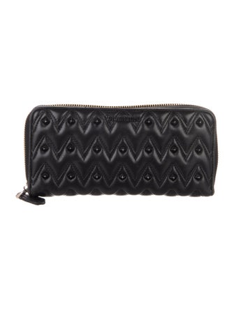 Valentino Leather Printed Continental Wallet