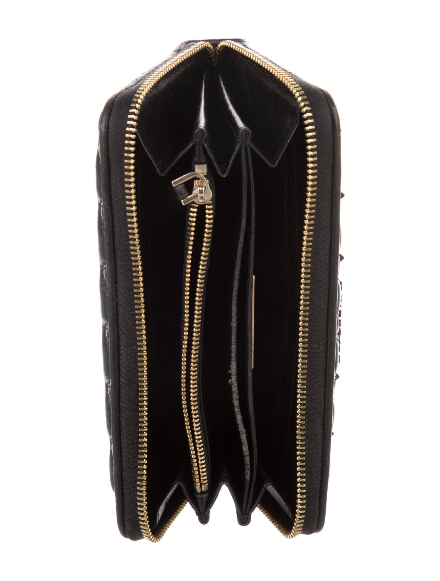 Valentino Leather Printed Continental Wallet