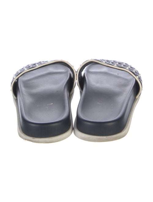 Valentino Rockstud Accents Leather Slides