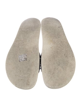 Valentino Rockstud Accents Leather Slides