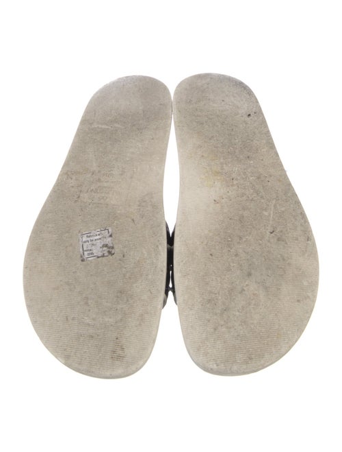 Valentino Rockstud Accents Leather Slides